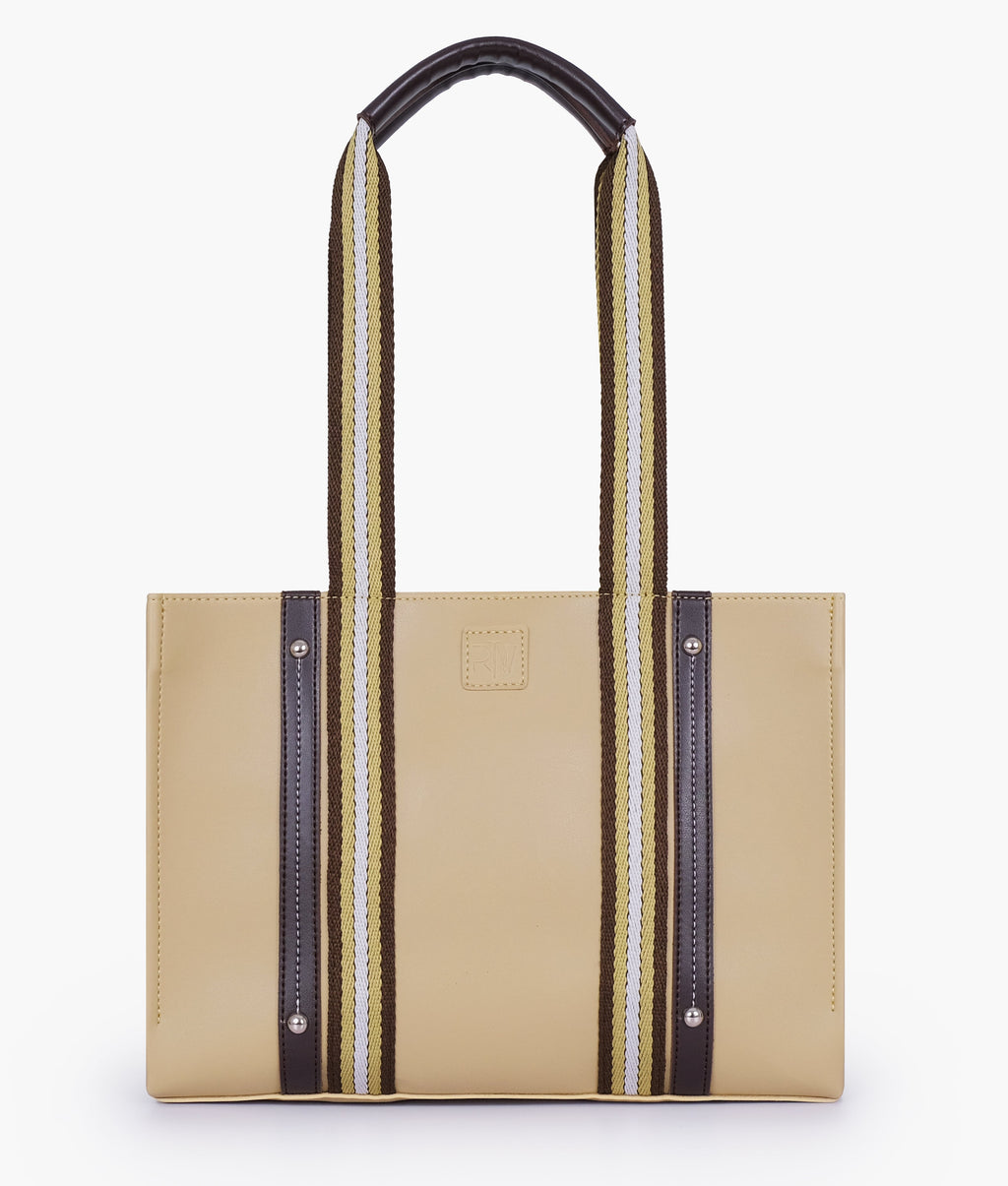 Off-white long strap tote bag